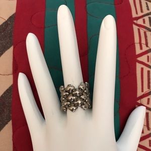 SG LIQUID METAL RING with CHROME FINISH RING BY SERGIO GUTIERREZ